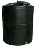 2500 Litre Water Tank Black - Non-Potable