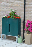 250 Litre Water Butt Planter Green