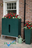 250 Litre Water Butt Planter Green