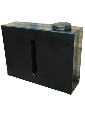 250 Litre Water Tank Slimline - Black