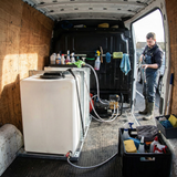 350 Litre Baffled Water Tank, Frame & Restraining Kit