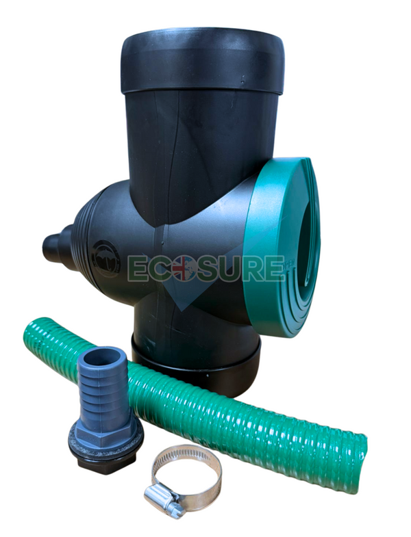 Downpipe Filter Diverter - Black