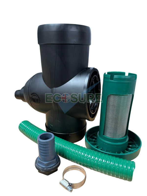 400 Litre EasyConnect Rainwater Harvesting System - Black