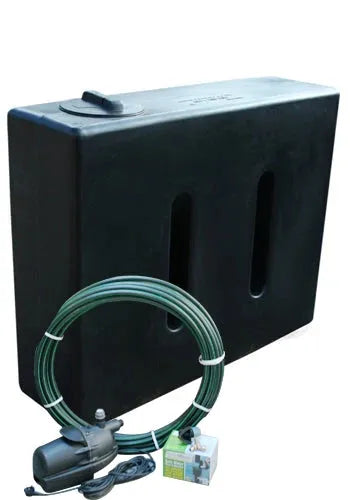 400 Litre EasyConnect Rainwater Harvesting System - Black
