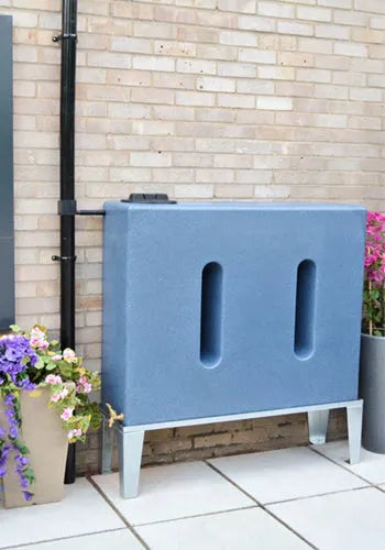 400 Litre Water Butt V1 - Blue Marble