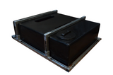 Car Valeting Kit with 400 Litre Layflat Baffled Water Tank, Frame & Kit (Black)