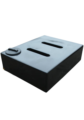 400 Litre Water Tank Layflat V2 in Black