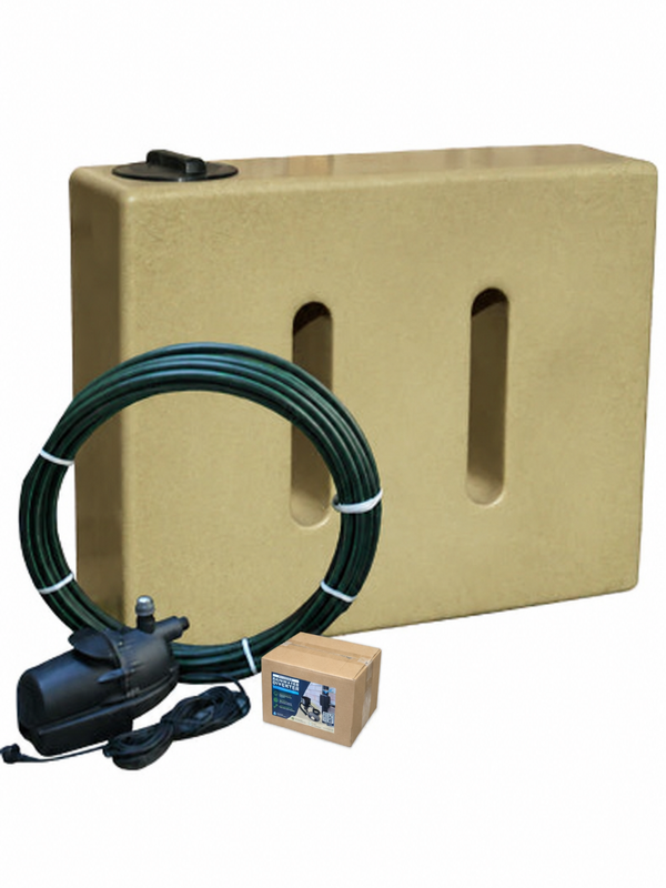 400 Litre EasyConnect Rainwater Harvesting System - Sandstone
