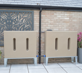 400 Water Butt Twin Pack Linked - Sandstone