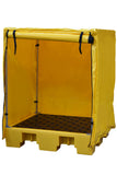 4 Drum Plastic Spill Pallet - PE Grid & Cover
