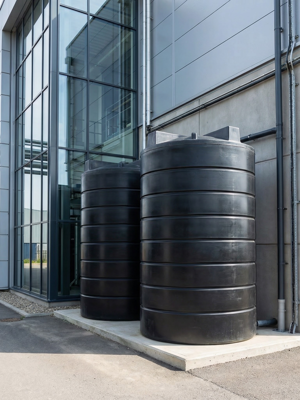 50,000 Litres (2 x 25,000 Litres) WRAS Approved Water Tank
