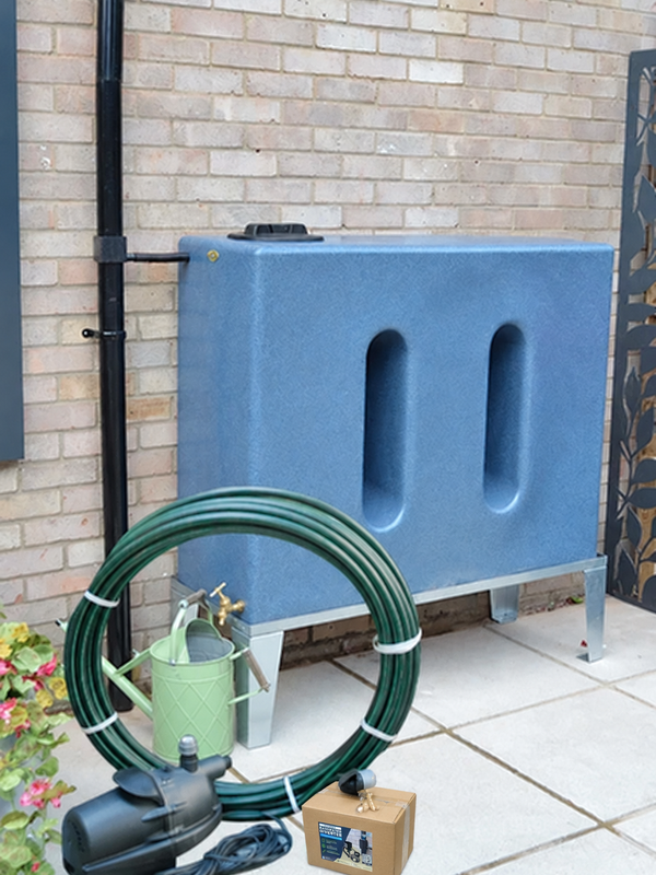500 Litre EasyConnect Rainwater Harvesting System - Blue Marble