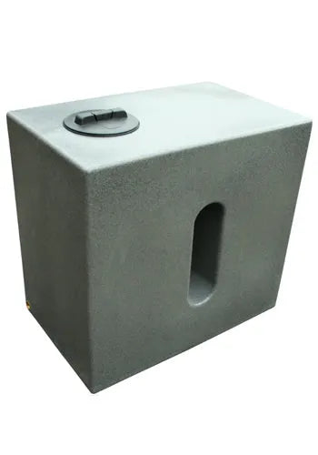 500 Litre Water Butt Wide V1 in Green Marble