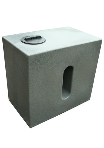 500 Litre Water Butt Wide V1 in Green Marble