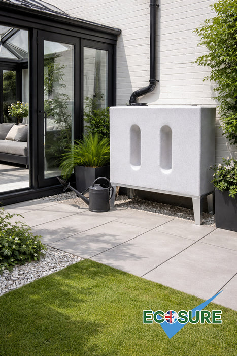 500 Litre Water Butt V1 - White Marble