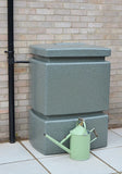 525 Litre Pillar Water Butt in Green Marble