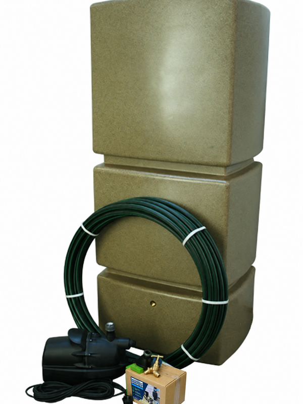 825 Litre EasyConnect Rainwater Harvesting System - Sandstone