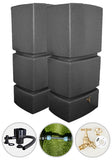 825 Litre Water Butt Twin Pack Linked - Millstone