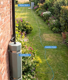 825 Litre Rainwater Anywhere - Gravity Fed Rainwater Distribution System - White Marble