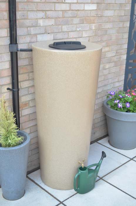 420 Litre Big City Just Water - Sandstone Water Butt