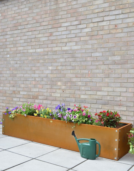 Corten Steel Raised Bed - 2400 x 600 x 600mm