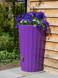 Mini Cosmo Water Butt Planter in Purple