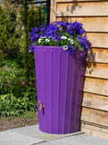 Mini Cosmo Water Butt Planter in Purple