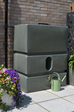 1200 Litre Water Butt in Green Marble