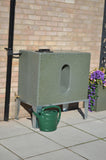 350 Litre Square Water Butt V1 - Green Marble