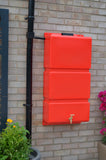 wall mounted red water butt