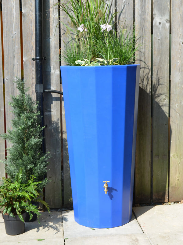 Metropolitan Water Butt Planter - Blue