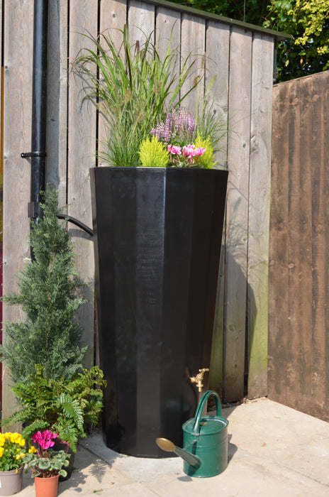 Metropolitan Water Butt Planter - Black