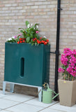 250 Litre Water Butt Planter Green