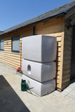 1500 Litre Extra Large Water Butt - White Marble