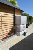 1500 Litre Extra Large Water Butt - White Marble