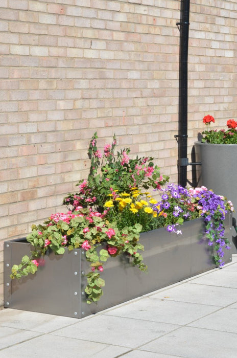 Large 2400 x 600 x 600mm Galvanised Raised Garden Bed – Durable & Deep Root Support