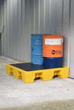 4 Drum Plastic Spill Pallet - PE Grid