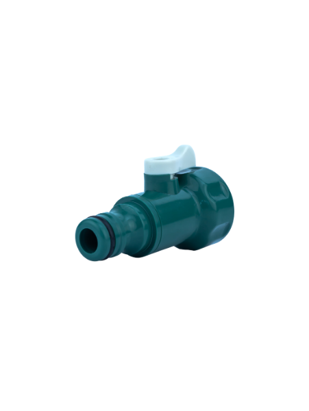 Green Plastic Shut Off Valve