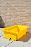 Large Dog Bath 115 Litre with Drain Valve  - Yellow