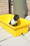 Large Dog Bath 115 Litre with Drain Valve  - Yellow