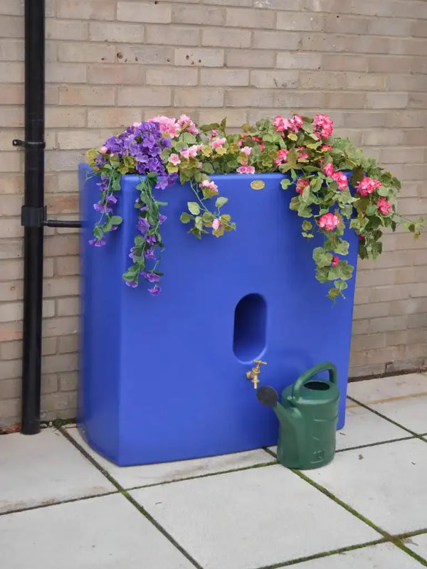 Oasis Water Butt Planter in Blue