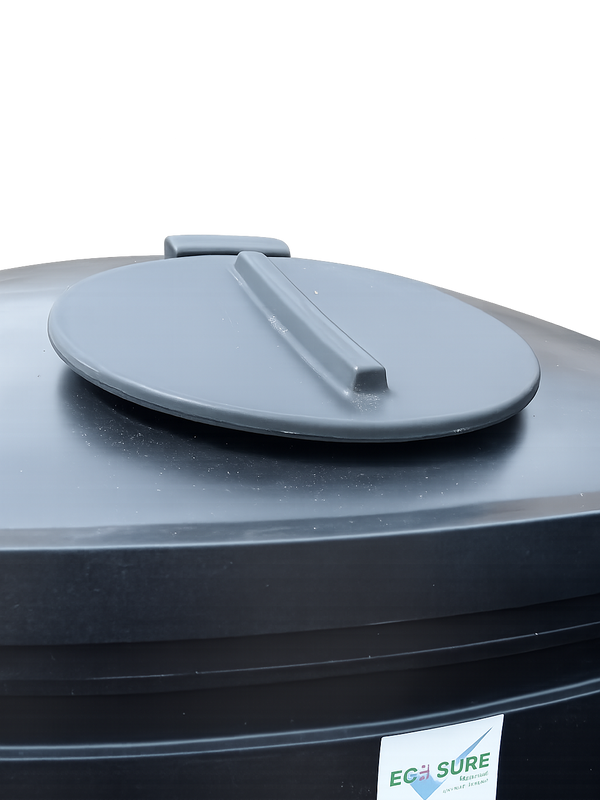Black WRAS lid for an Ecosure Potable Water Tank