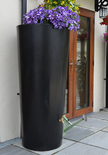 Big City Water Butt Planter - Black