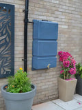 100 Litre Wall Mounted Water Butts - Blue Stone