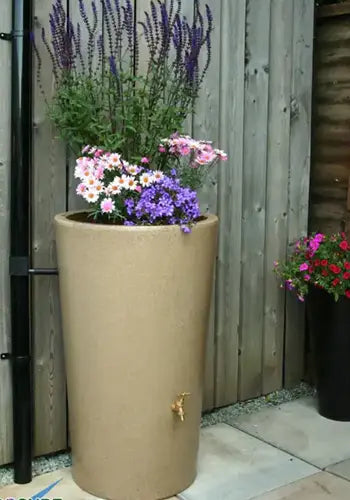 City Water Butt Planter Sandstone