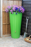Cosmo 200 Litre Water Butt Planters - Apple Green