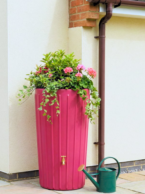 Cosmo 200 Litre Water Butt Planters - Pink