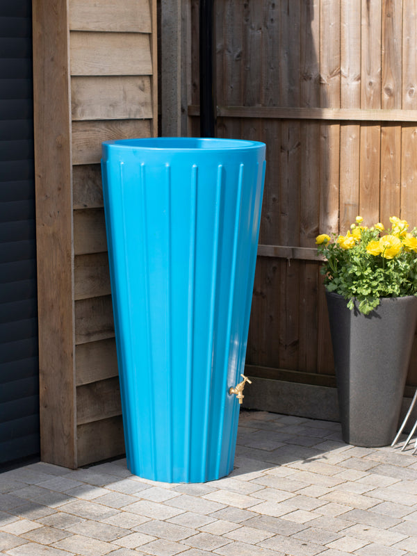 Cosmo 200 Litre Water Butt Planters - Sky Blue