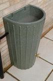 Mini Cosmo Water Butt Planter in Green Marble