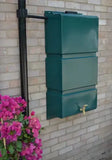 100 Litre Wall Mounted Water Butts - Green